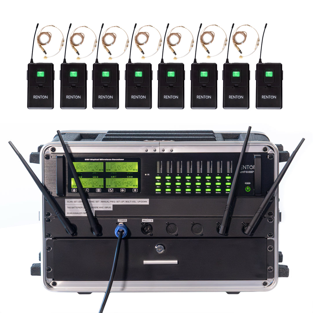 Renton Rack Sistema Inalámbrico (8 Auriculares)