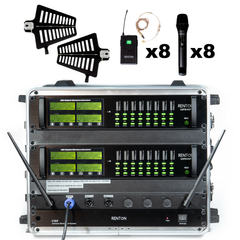 Renton Rack Sistema Inalámbrico Combinado (8 de Mano + 8 Auriculares)