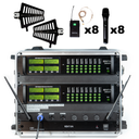 Renton Rack Sistema Inalámbrico Combinado (8 de Mano + 8 Auriculares)