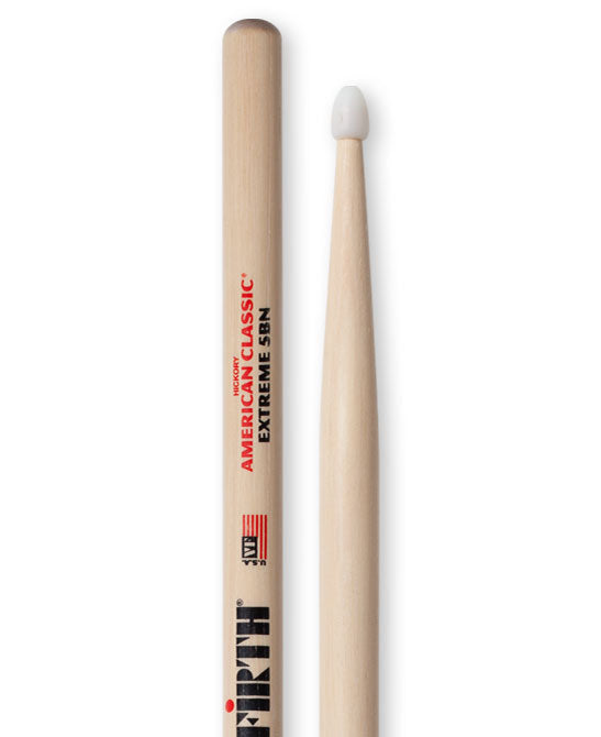 Vic Firth 5B Extreme Baquetas con Punta de Nylon