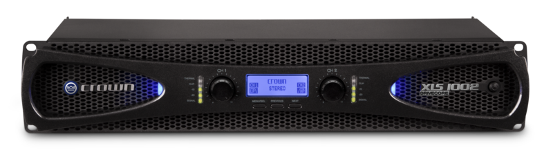 Crown XLS1002 - Amplificador de 2 canales 2x350W @ 4Ω con DSP