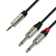 Y-split cable Minijack to 6.3mm Jack (6m)