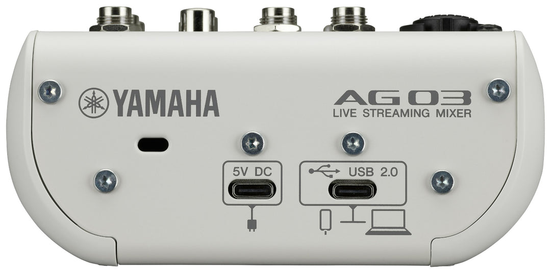 Yamaha AG03 MkII - Paquete para Streaming en Vivo (Blanco)