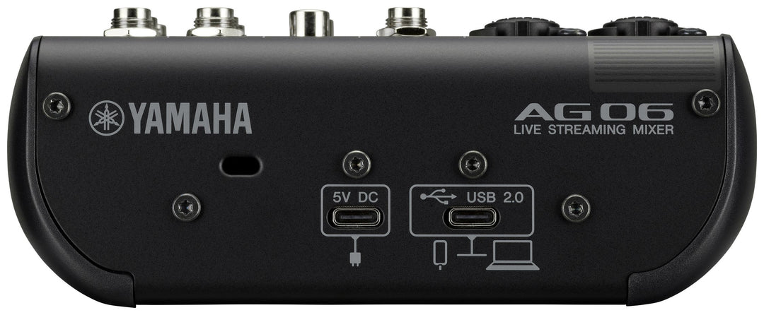 Yamaha AG06 MkII - Mezclador para Streaming en Vivo (Negro)