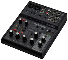 Yamaha AG06 MkII - Mezclador para Streaming en Vivo (Negro)