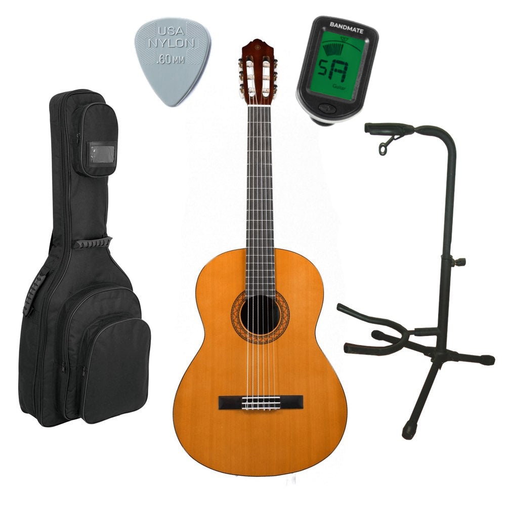 Yamaha C40II Guitarra clásica española Paquete de inicio