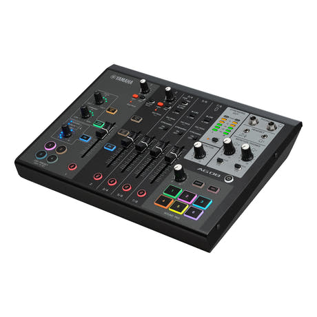 Yamaha AG08 - Mezclador para streaming en vivo (Negro)