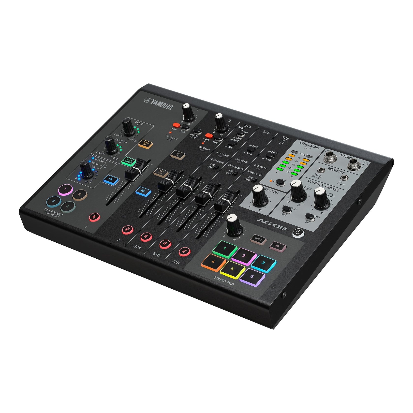 Yamaha AG08 Live Streaming Mixer (Black)