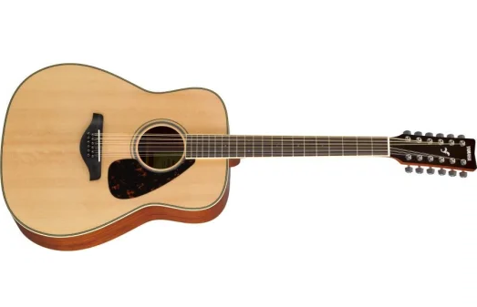 Yamaha FG820-12 NTII 12 Cuerdas Guitarra Western (Natural)