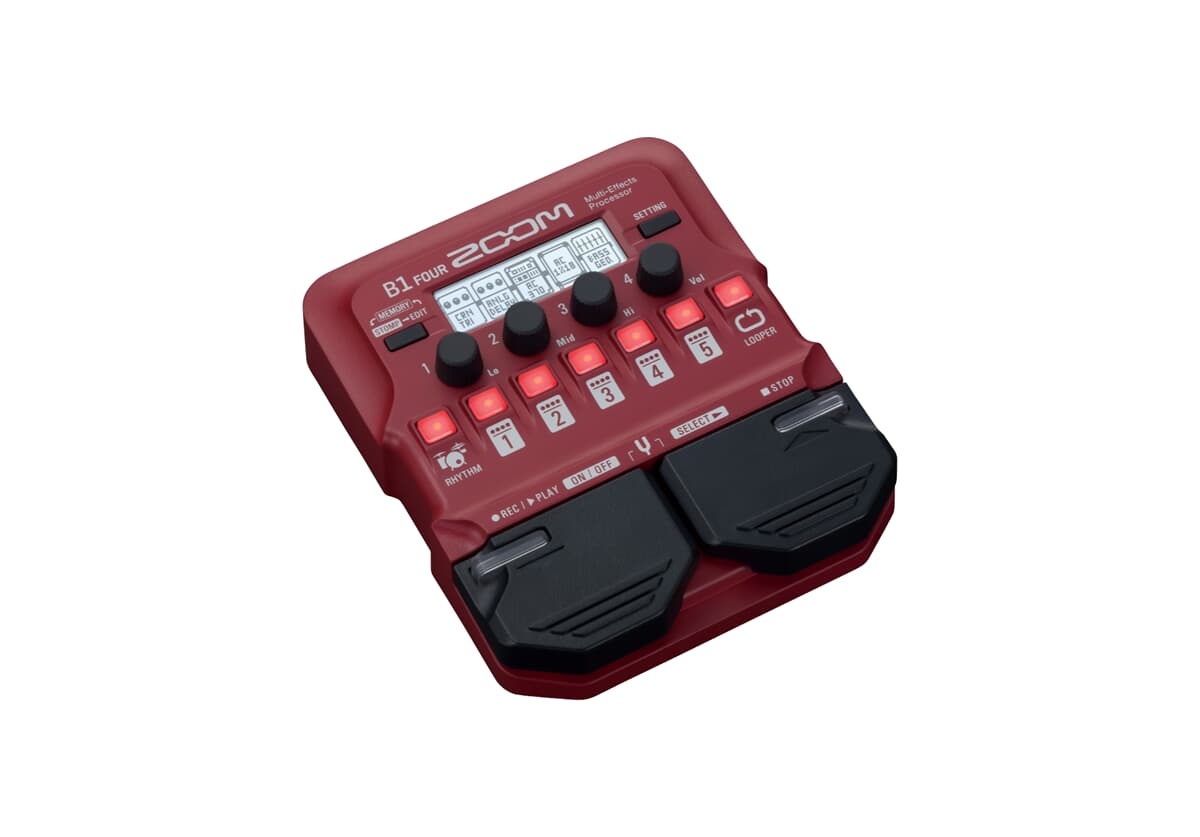 Zoom B1 Four Multiefectos para Bajo