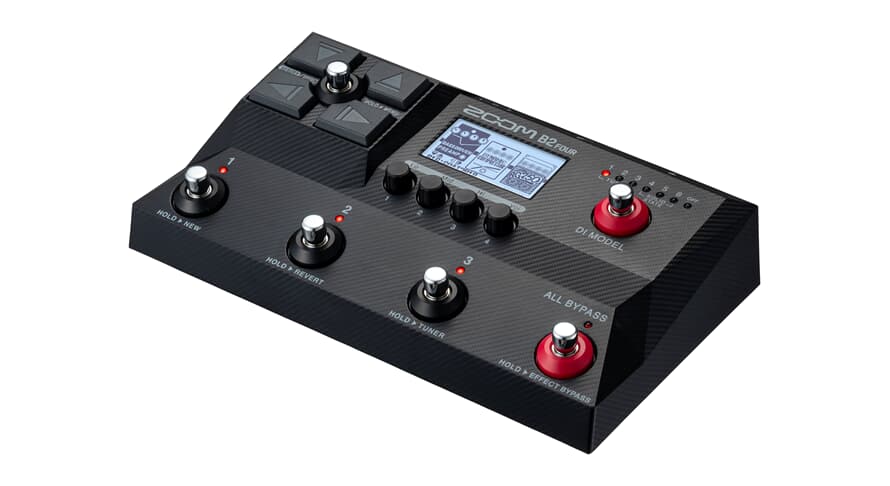 Zoom B2 FOUR Bajo Multiefectos