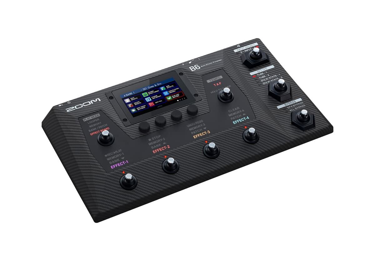 Zoom B6 Multiefectos para Bajo