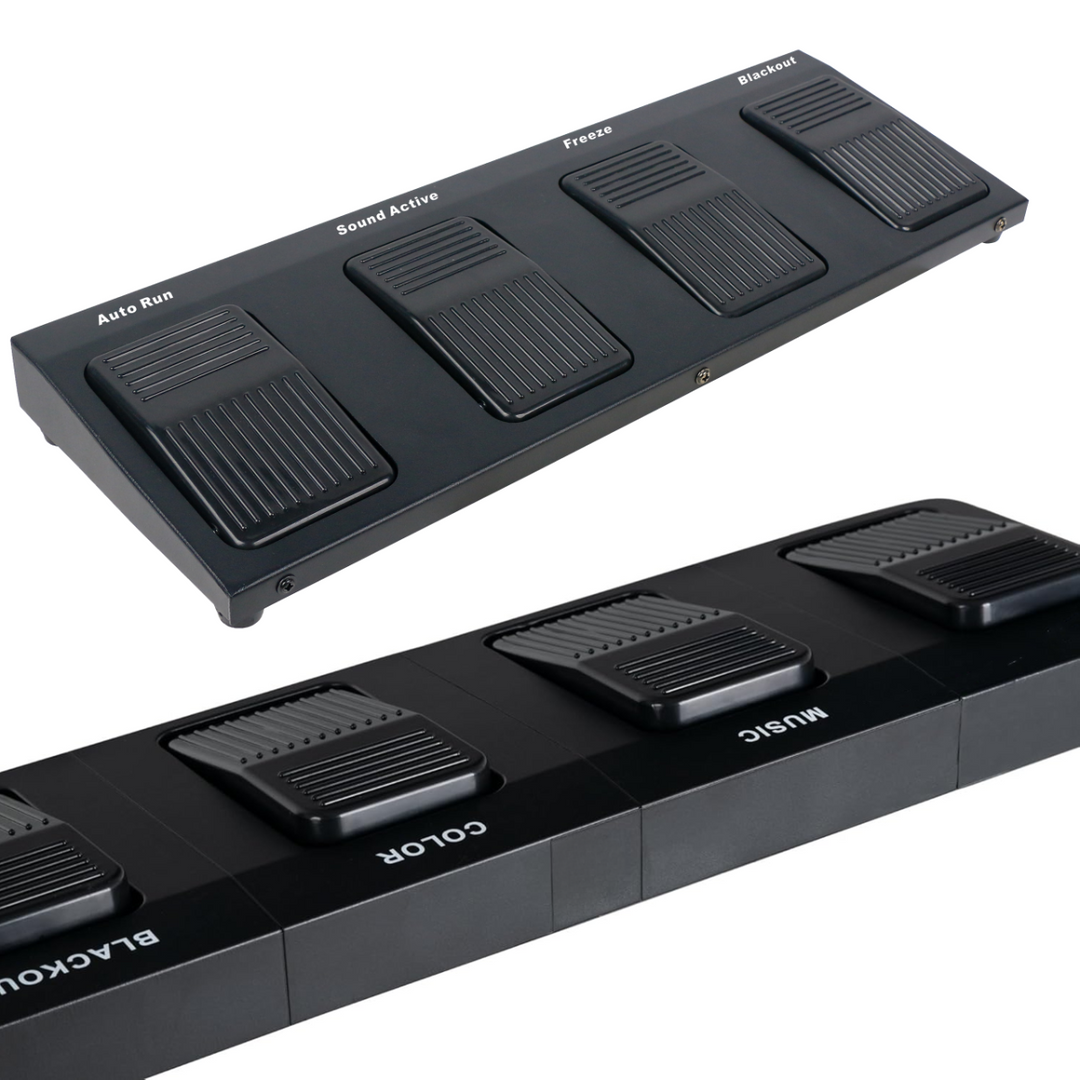 Light4Me MT BAR WFS Control inalámbrico de pedal para conjunto de luces MT BAR 1-3