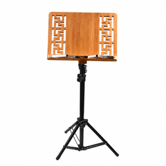 Atril de partituras de madera (70-160cm)