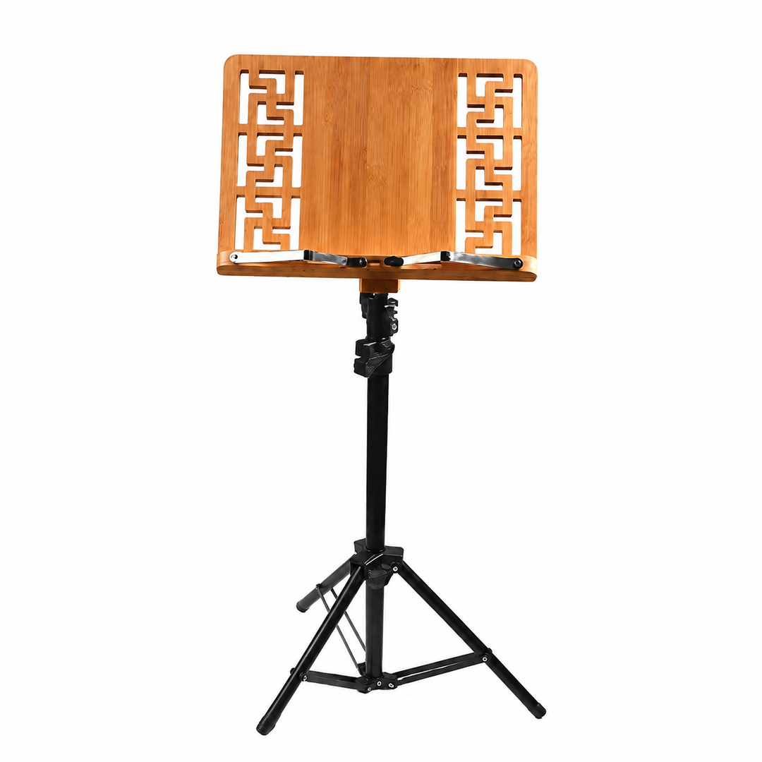 Atril de partituras de madera (70-160cm)