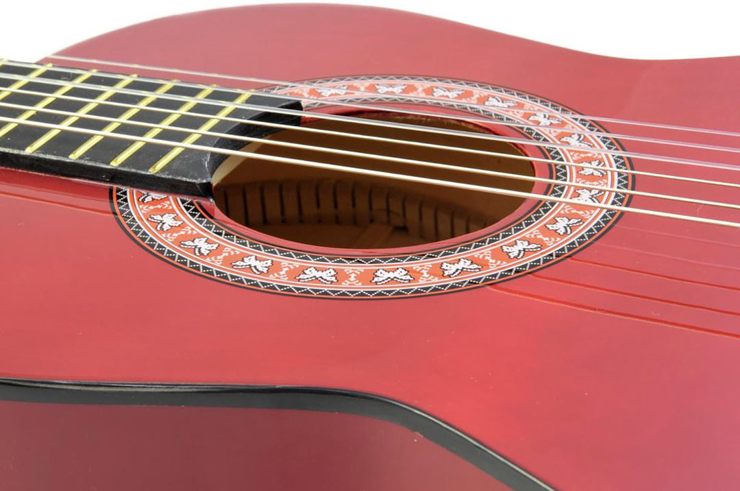 DiMavery AC-303 Guitarra clásica española 1/2 (Roja)