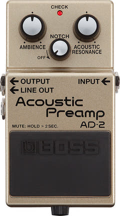 Boss AD-2 Acoustic Preamp Pedal de guitarra