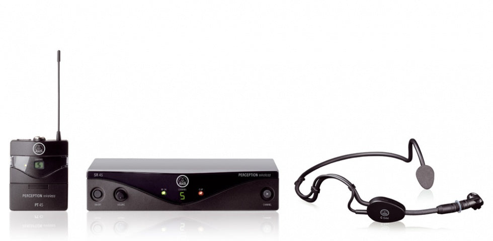 AKG WMS45 Sistema de diadema inalámbrico para deporte - A (530 - 560 MHz)