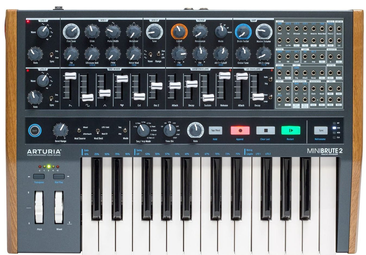 Artruia Minibrute-2 Analog Synthesizer (Black)