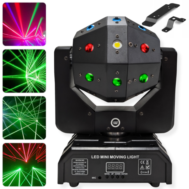 LIGHT4ME ATLAS lámpara de multiefectos LED móvil 4 en 1