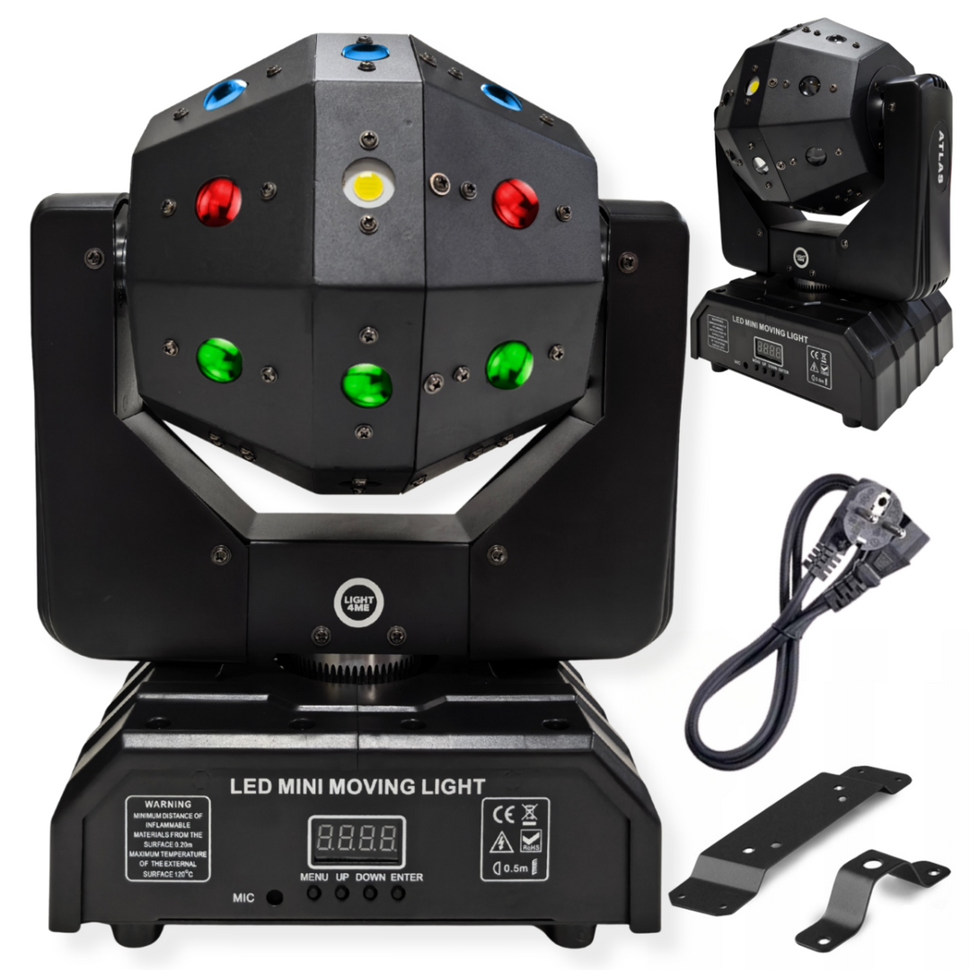 LIGHT4ME ATLAS lámpara de multiefectos LED móvil 4 en 1
