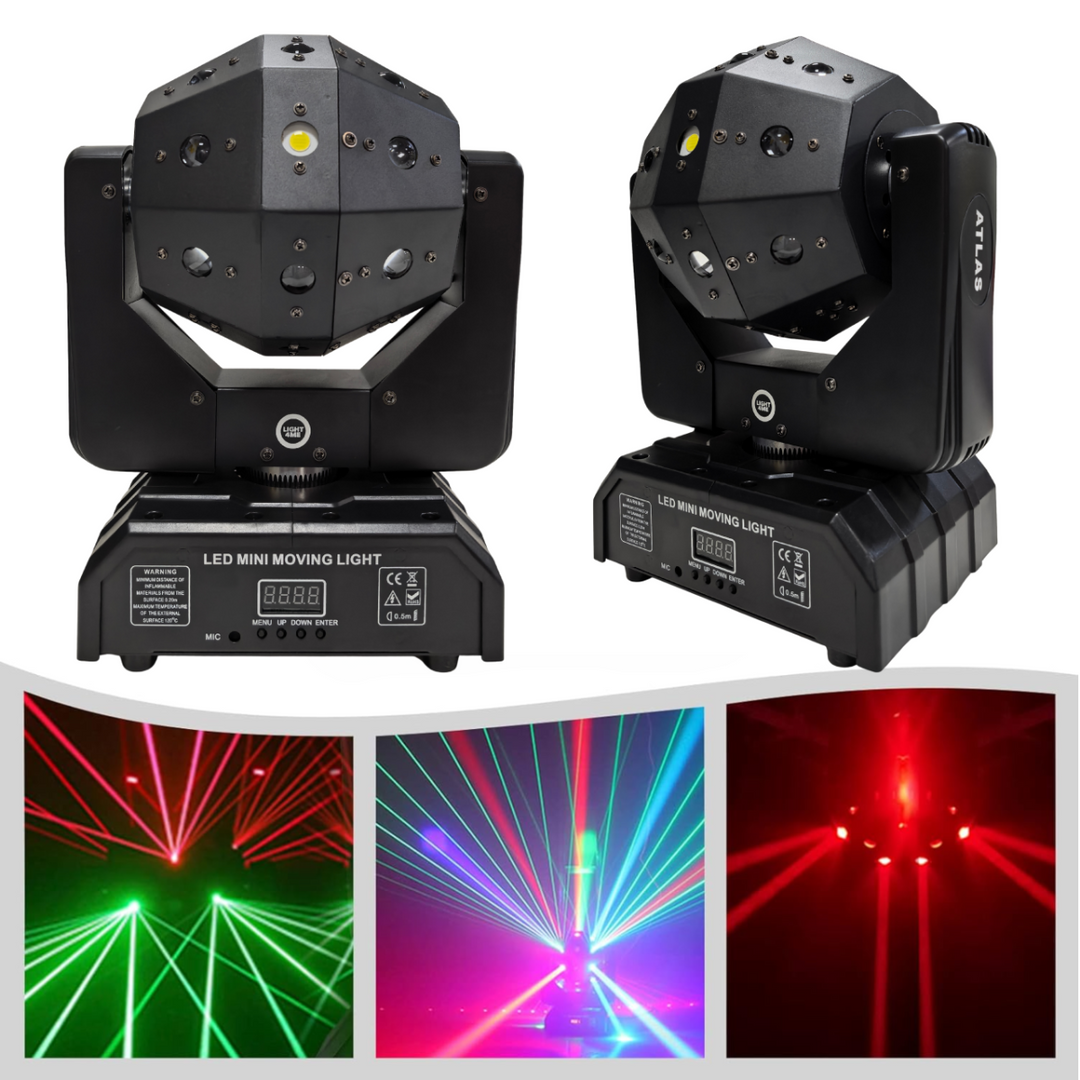 LIGHT4ME ATLAS lámpara de multiefectos LED móvil 4 en 1
