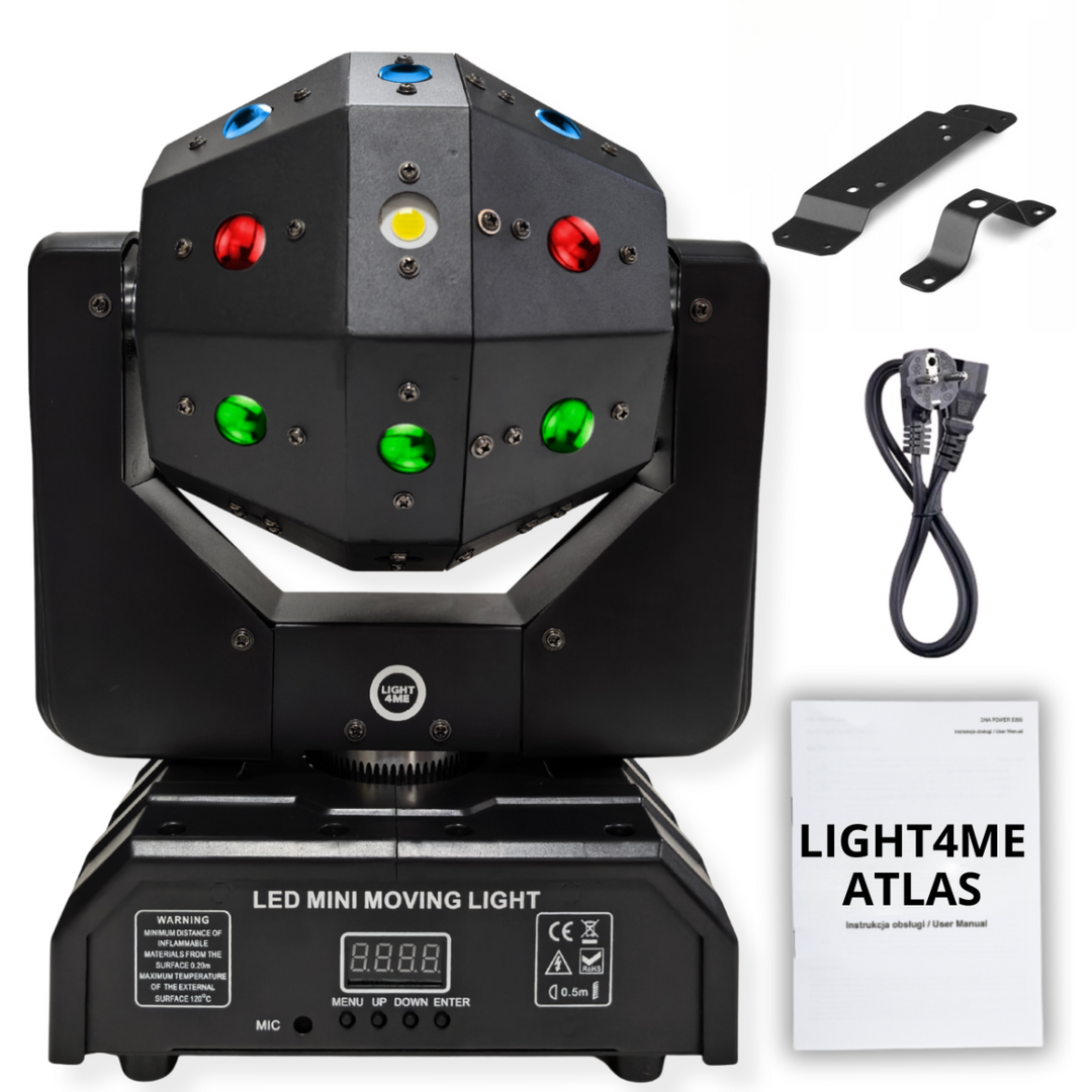 LIGHT4ME ATLAS lámpara de multiefectos LED móvil 4 en 1