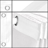 Molton Eyelet Backdrop (White, Width x Height)