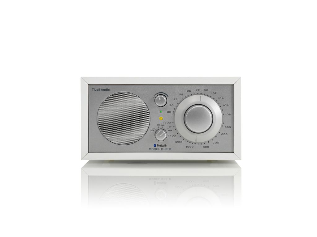 Tivoli Audio Model ONE BT Bluetooth Altavoz (Blanco, Plata)