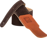 Boss BSS-25-BRN guitar strap, brown suede
