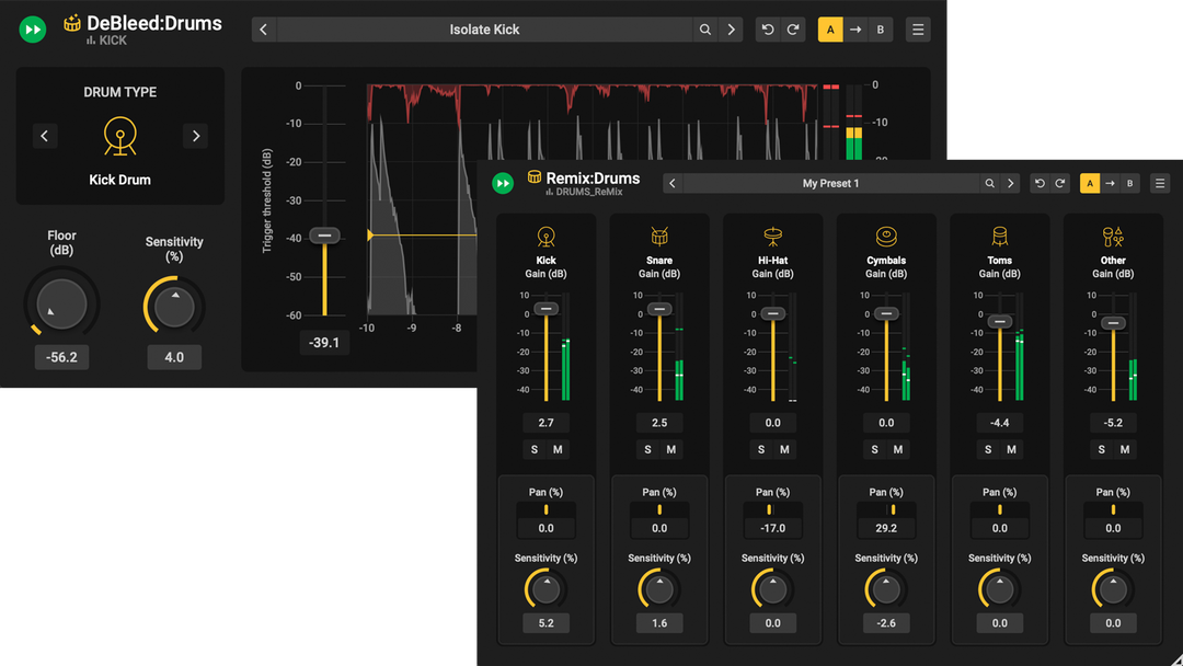 Drum Production Suite UPG desde DeBleed:Snare