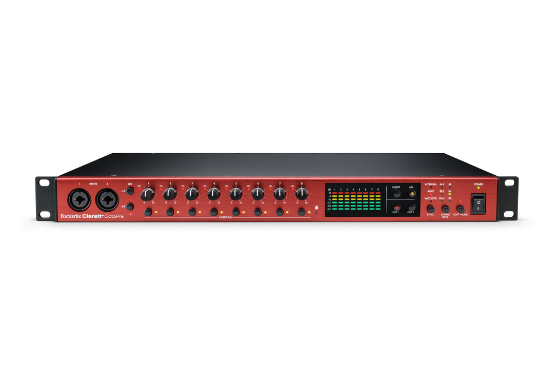 Focusrite Clarett+ Octopre Micrófono Preamp