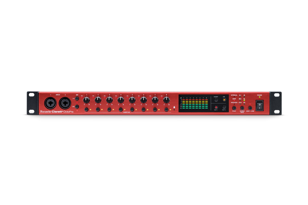 Focusrite Clarett+ Octopre Microphone Preamp