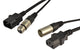 Cable combinado IEC & XLR (AUDIO, 3m)