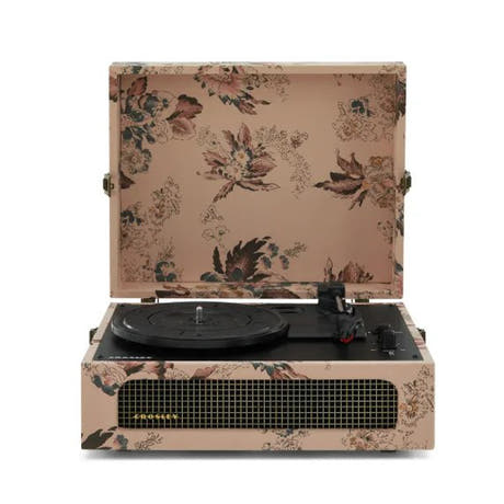 Crosley Voyager Tocadiscos Bluetooth bidireccional (Floral)