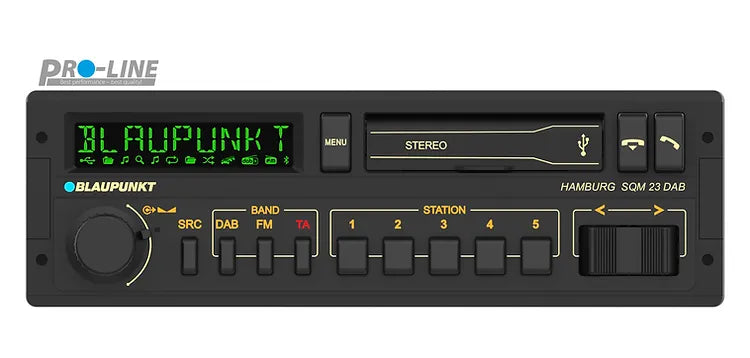 Blaupunkt Hamburg SQM 23 DAB Radio de Coche con DAB+ y Bluetooth