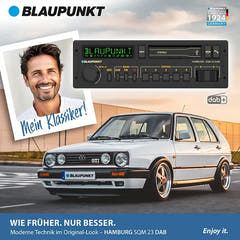 Blaupunkt Hamburg SQM 23 DAB Radio de Coche con DAB+ y Bluetooth