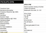 Schertler DYN-H-P48 micrófono de contacto para arpa
