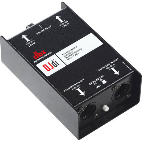 dbx DJDI Caja DI Pasiva de 2 canales