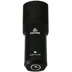 Devine M-Mic PRO Micrófono (USB), Negro
