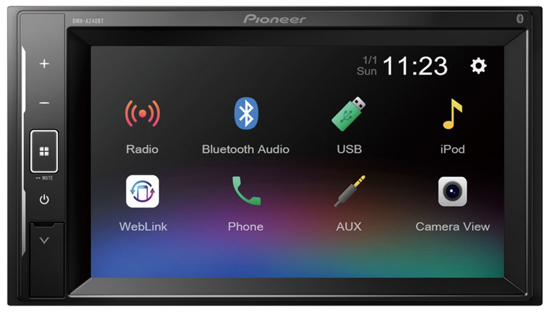 Pioneer DMH-A240BT Radio Multimedia para coche con Bluetooth