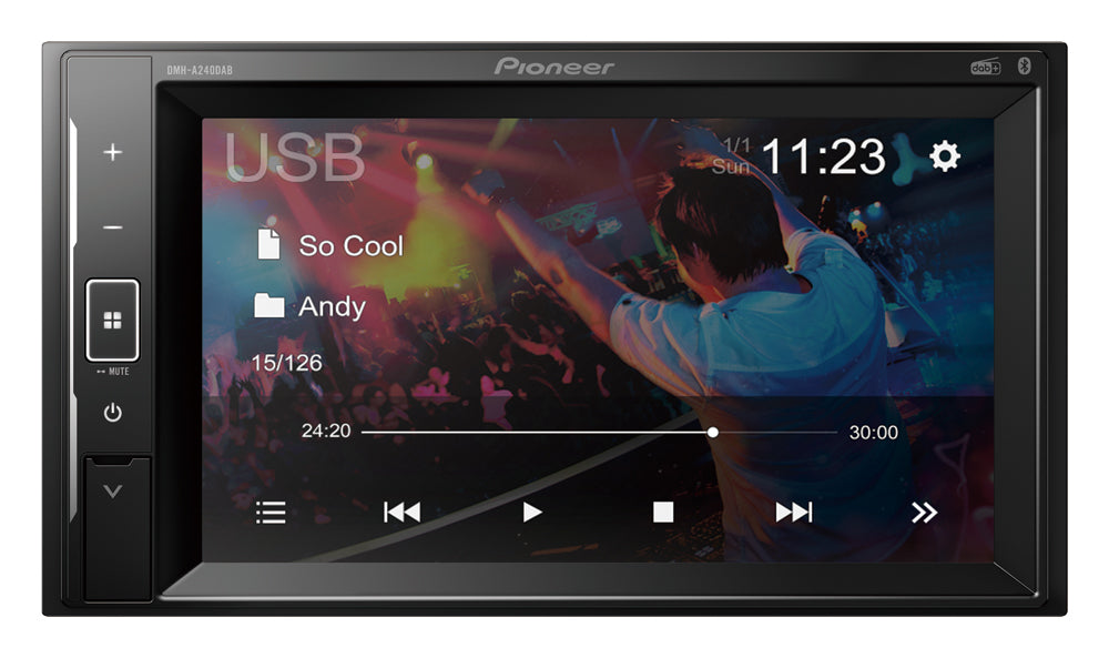 Pioneer DMH-A240DAB Bilstereo Reproductor Multimedia Bluetooth/DAB+