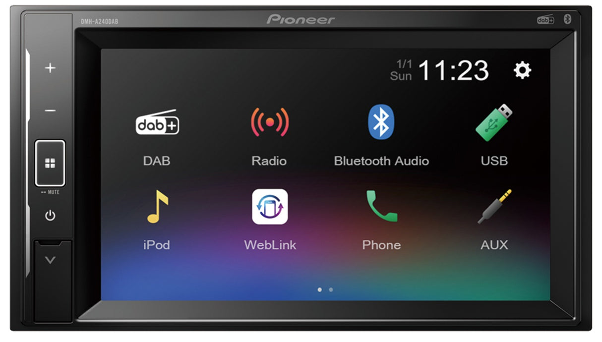 Pioneer DMH-A240DAB Multimedia Player- Bluetooth / DAB +