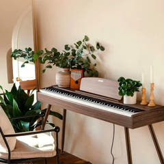 Donner DDP-80 piano digital nogal Paquete Completo