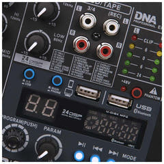 DNA EF-MIX 4, mezclador de 4 canales con Bluetooth