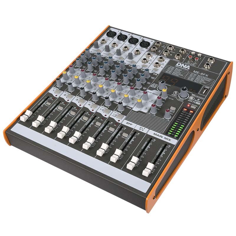 DNA ME-8FX mezclador de 8 canales con Bluetooth