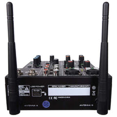 Mezclador de sonido DNA con set de micrófonos inalámbricos