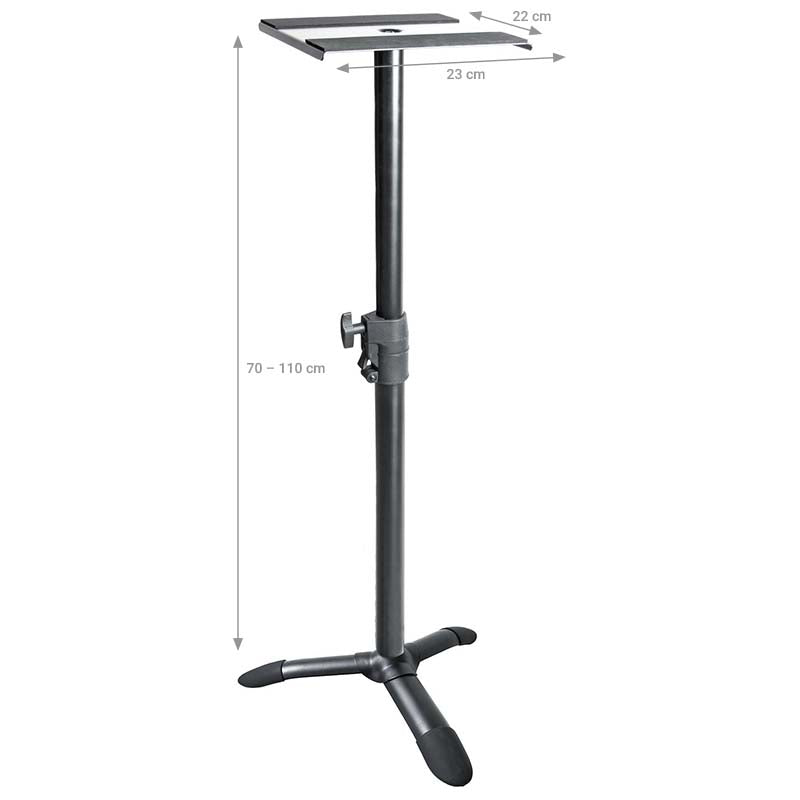 Set de monitores de estudio con 2 soportes (20kg)