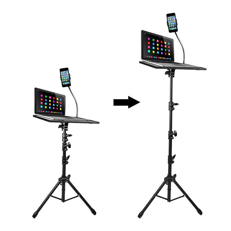 Soporte para portátil y proyector con soporte para smartphone