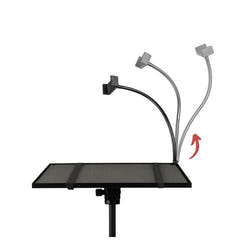 Soporte para portátil y proyector con soporte para smartphone